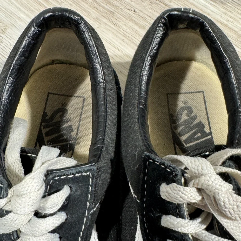 Vans Shoes Mens Sz 6.5 Old Skool Black White Suede Athletic‎ Skateboard Sneakers
